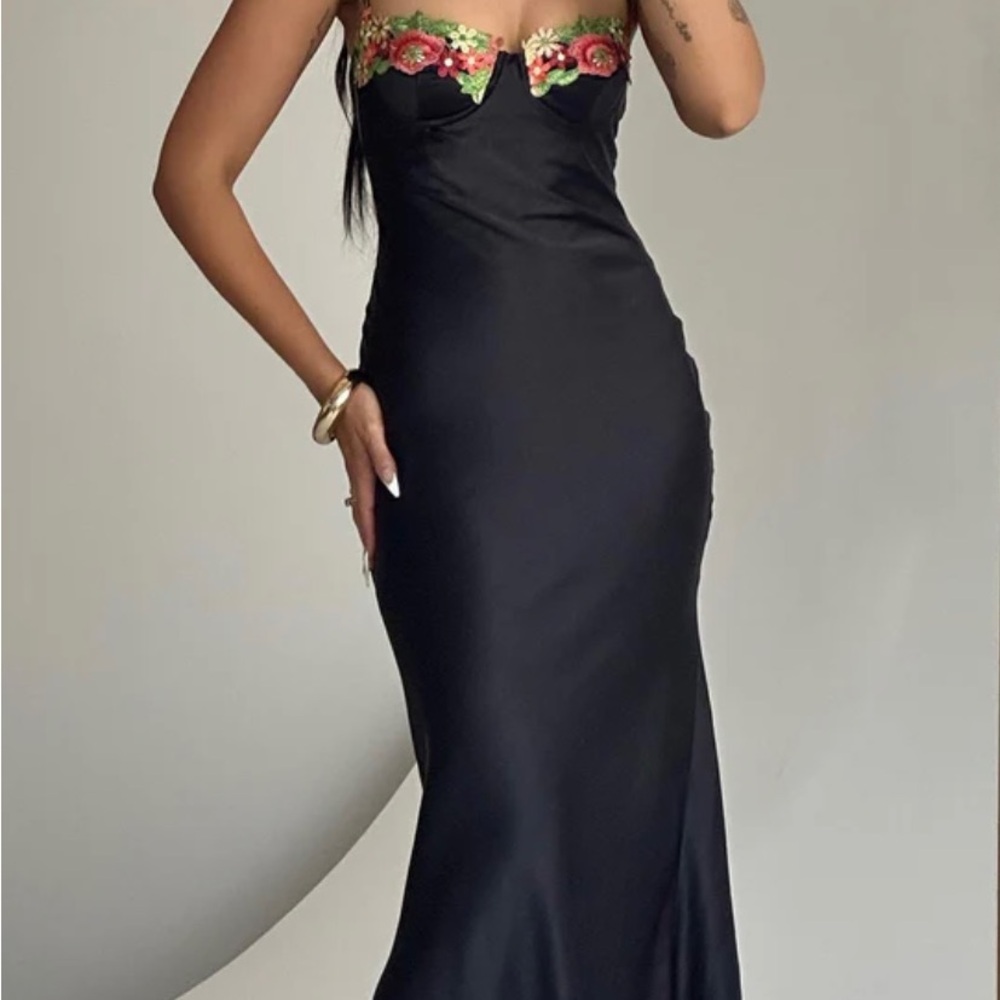 Princess Polly black kenzie dress